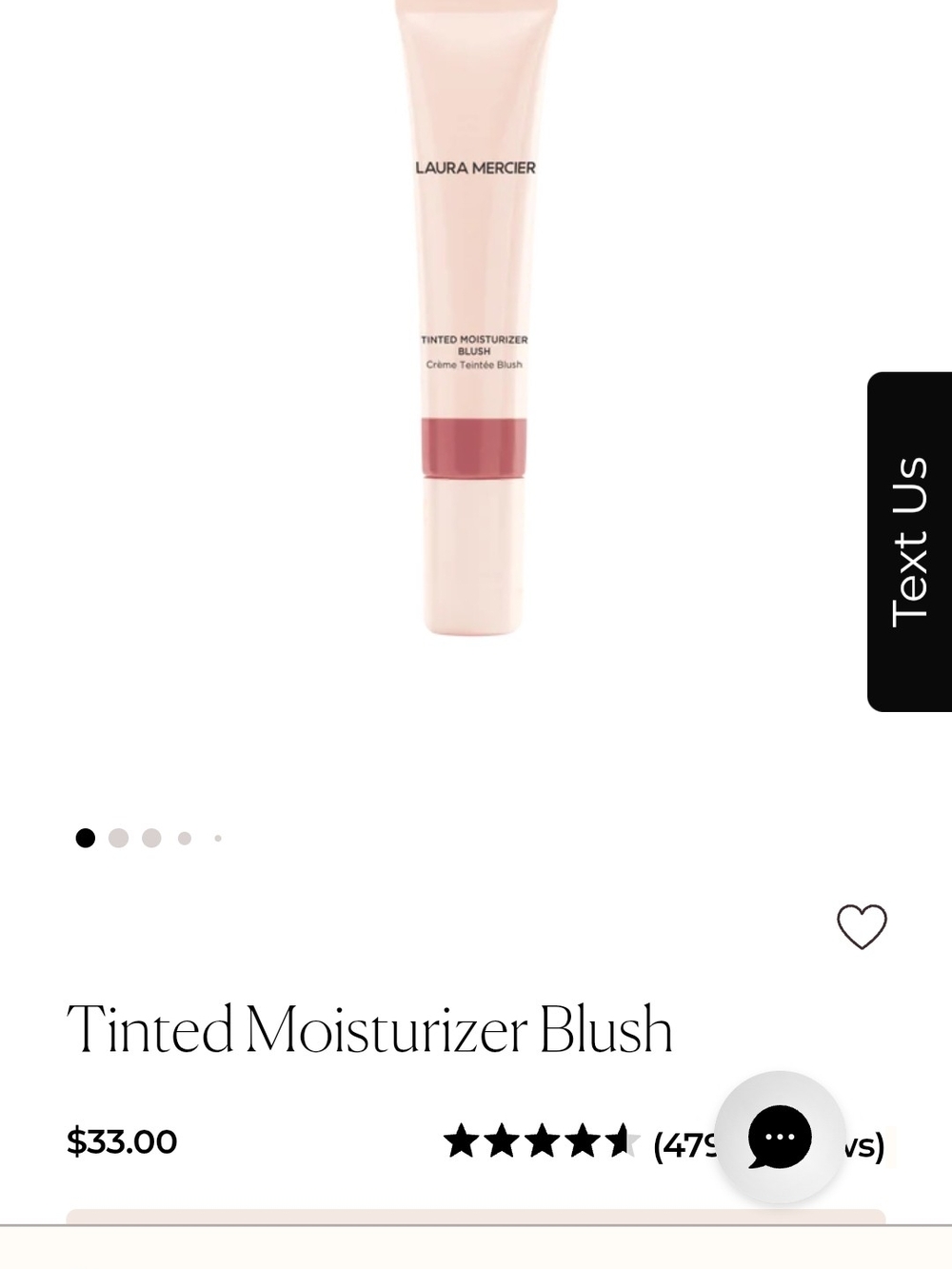 NiB Laura mercier Tinted Moisturizer Blush — Promenade